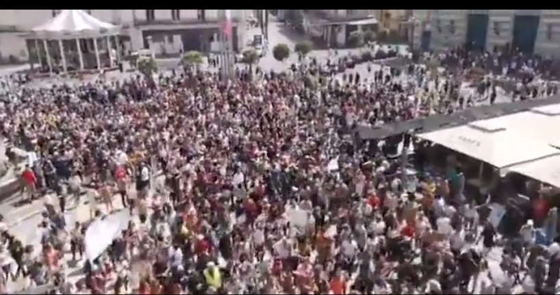 Montpellier, France: Protests Against Health Passes & Mandatory Vaccination Announced by Macron.