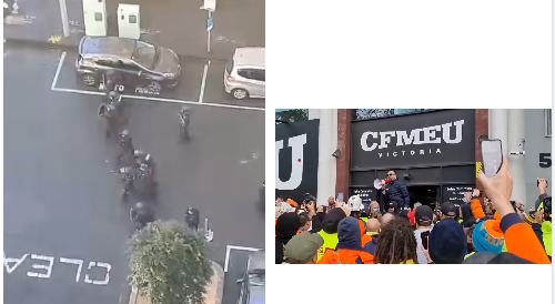 AUSTRALIAN LOCKOUT: Construction workers rise up against digitalization control Pharma-Fascism and vaccines