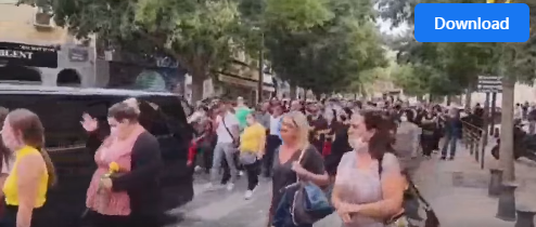 Tribute and white march in Aix-en-Provence, for 16-year-old Sofia who died of the Pfizer vaccine on September.....